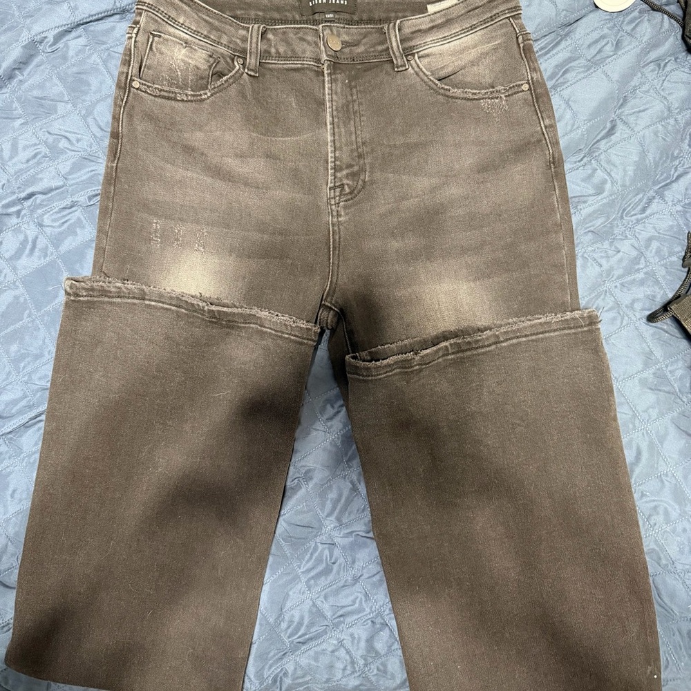 Risen Black Boot Cut Jeans